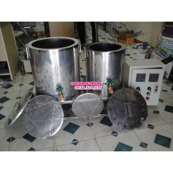 Nồi nấu phở  30,50,80 lít ( đun điện hoặc ga )